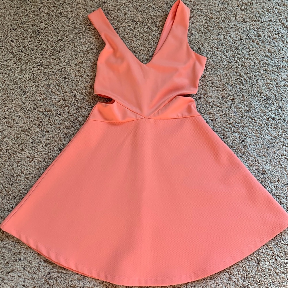 Coral dress